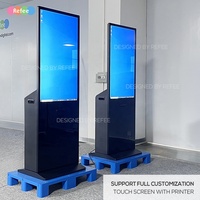 Kiosque publicitaire Android sur pied avec écran tactile interactif, affichage numérique et signalétique LCD
