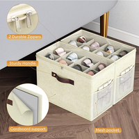 Nouveau design Organisateur de chaussures amovible avec couvercle transparent Boîte de rangement pour sandales et baskets