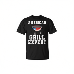 American Grill Expert T-Shirt BBQ 4th Of July Fathers Day - Product Image 2
