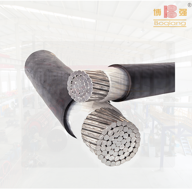 Industrial Construction Overhead Power Cables Aluminum Stranded Conductor XLPE Insulation 1kv/10kv Rated Voltage