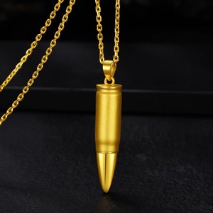 Exquisito Collar Dorado con Colgante, Estilo Dominante y con Personalidad <span class=keywords><strong>para</strong></span> Hombre, Regalo <span class=keywords><strong>para</strong></span> <span class=keywords><strong>Novio</strong></span> o Esposo - Product Image 1