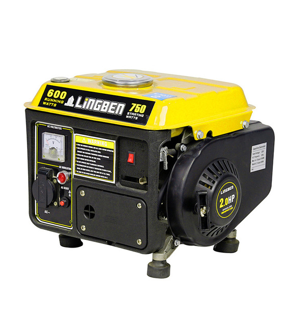 On Sale 450w 600w 800w Generators for Home Open Frame Type Small Gasoline Generator