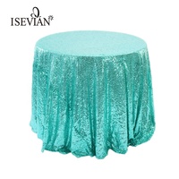Nappe de table en sequins or rose, brillante, ronde, couvre-table en paillettes métalliques, nappe de table en séquence