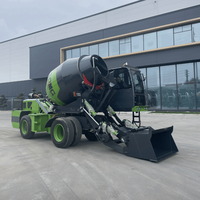 Camion malaxeur à béton autochargeur SQMG 3,5 m³ 360 °   Bétonnière autochargeuse diesel puissante pour chantiers de construction