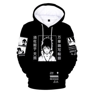 Nuevos diseños Venta caliente 3D Impreso Japonés Dibujos animados Felpa Sudadera con capucha Venta al por mayor Impreso Personalizado Sudaderas con capucha Stock Sudadera con capucha Fábrica - Product Image 3