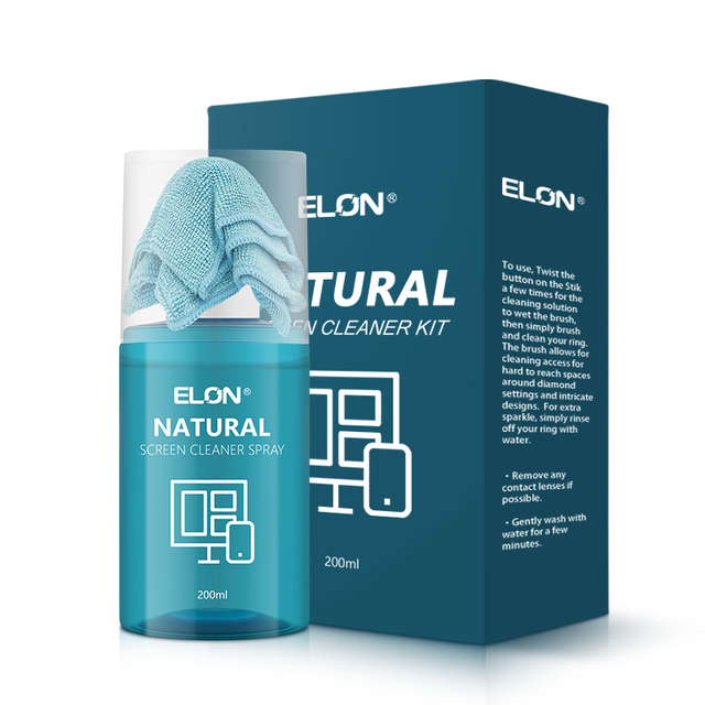 Natural Formula Screen Cleaner 200ML Touch Screen Cleaner LCD Screen Cleaner Spray with Custom Logo