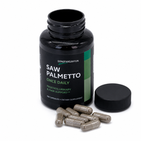 Complément alimentaire Saw Palmetto pour la santé de la prostate chez l'homme, capsules de vitamines pour les cheveux, complément alimentaire pour la santé masculine, extrait de Saw Palmetto