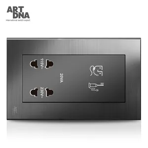 ARTDNA 3X6 115V 220v Hotel Restroom Shaver Wall Socket