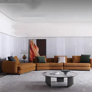 家具北欧轻豪华法式沙发现代别墅客厅大户型模块布艺沙发家居家具