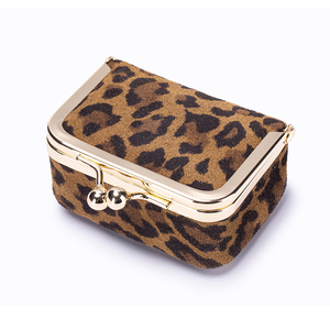 Mini-organisateur de bijoux en cuir véritable, porte-monnaie moderne vintage avec fermoir à pression, petite pochette de voyage portable pour bijoux - Product Image 6
