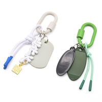 Sangle de téléphone tressée multi-brins avec mousqueton métallique, porte-clés, pendentif, cadeau pour breloque de sac
