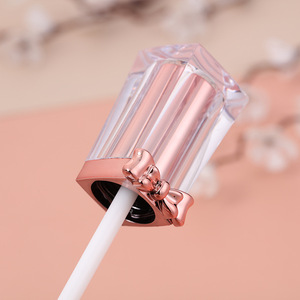 Tubi Quadrati Trasparenti in Plastica per Lucidalabbra con Tappo Flip-<span class=keywords><strong>Top</strong></span>, Flaconi Vuoti Ricaricabili per Cosmetici, per Vendita all'Ingrosso di Balsamo Labbra o Lucidalabbra - Product Image 2