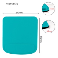 Tapis de souris ergonomique en caoutchouc SBR carré avec repose-poignets, design personnalisé, logo anime, pour ordinateurs de bureau et ordinateurs portables