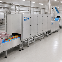 Ligne de production automatique CST pour la fabrication de bonbons gélifiés halal, de biscuits et de oursons gélifiés