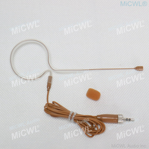 Micrófono de Diadema de un Solo Oído Color Marrón SL para Escenario, DJ, Karaoke, Canto, Grabación, Compatible con Transmisor Inalámbrico de Cinturón ew sk G1 G2 G3 <span class=keywords><strong>G4</strong></span> - Product Image 5