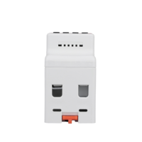 Disjoncteur intelligent Tuya 2P 63A avec compteur d'énergie et minuterie, protection contre les surtensions, compteur d'électricité