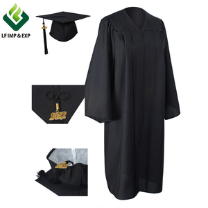 2022 Vestidos de graduación para adultos universitarios Traje de gorras con acabado mate - Product Image 1