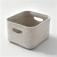 Boîte de rangement en feutre moderne multi-usages, grande capacité, pliable, portable, pour le rangement des nécessités quotidiennes de la maison
