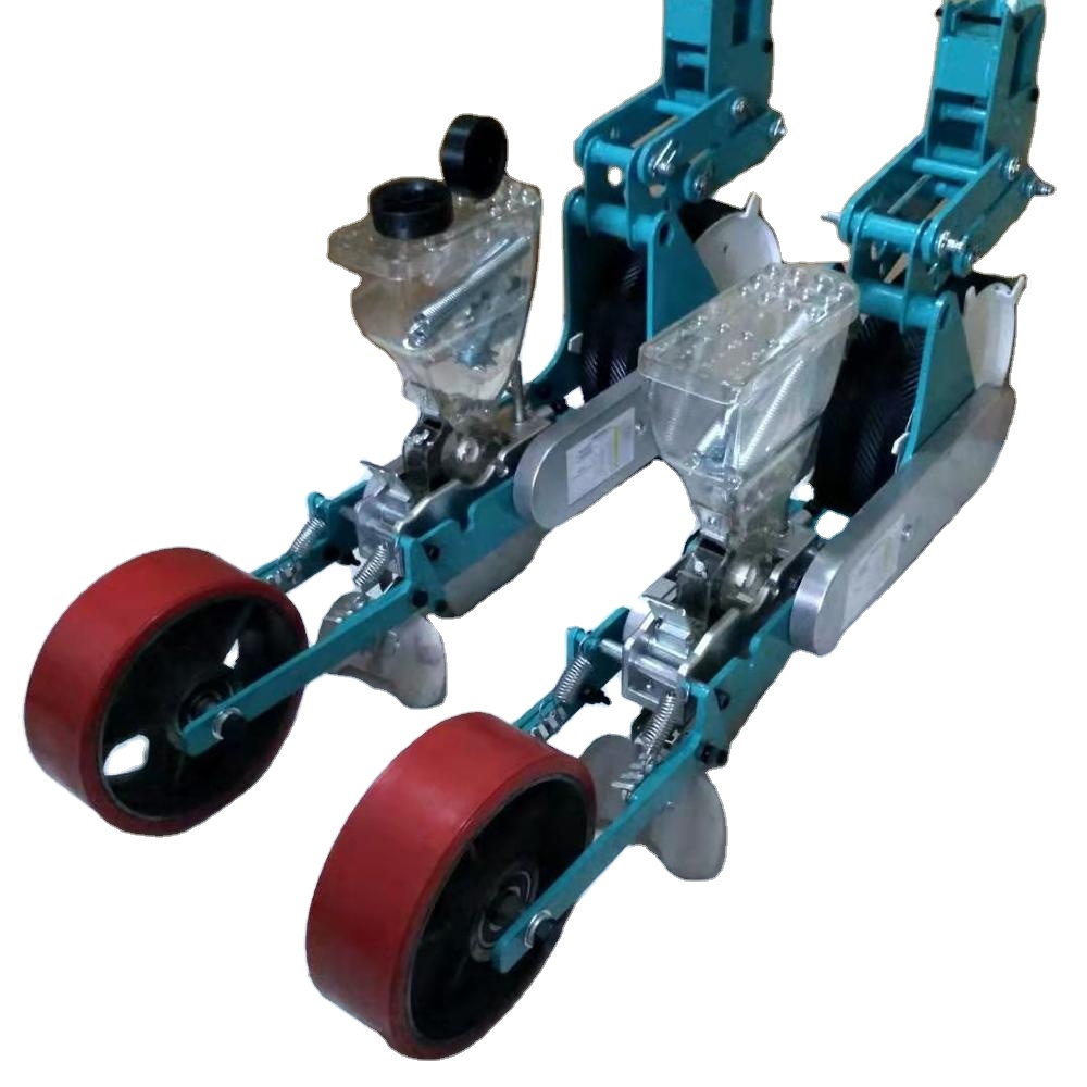 Трактор с прикрепленным сеяльником без панели инструментов для посадки лука и моркови, 1 ряд