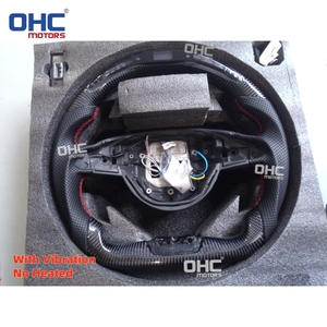 Volant en fibre de carbone avec LED pour Mercedes-Benz W205 <span class=keywords><strong>AMG</strong></span> C63 GLS CLA GLE 2016 2017 avec vibration (sans chauffage) - Entrepôt USA - Product Image 3
