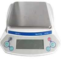 Balance industrielle de laboratoire de précision à cellule de pesée, affichage LCD rétroéclairé, capacité élevée 6100g-0.1g, acier inoxydable SS304