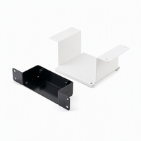 JinLi DC003 Piezas de Estampado de Chapa Metálica de Precisión Personalizadas, Soportes de Montaje en Forma de U con Recubrimiento en Polvo para Gabinetes Eléctricos