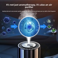 Nouvelle machine d'aromathérapie automobile électrique haut de gamme intelligente en verre, diffuseur de parfum longue durée, pulvérisation automatique pour siège