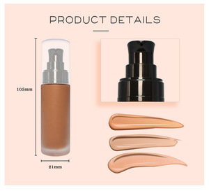 Mejor <span class=keywords><strong>base</strong></span> de maquillaje facial resistente al agua, imprimación de <span class=keywords><strong>base</strong></span> sin logotipo, Etiqueta Privada para piel oscura vegana - Product Image 5