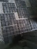 Pavés en granit noir G684 de 54x54 cm, écologiques, durables, pour allées et trottoirs, avec garantie de 3 ans