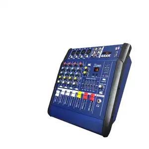 402D 4 kanal profesyonel stüdyo güç mikser DJ ses karıştırma konsolu güç amplifikatörü Karaoke şarkı için sahne gösterisi