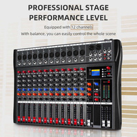Voxfull CT12 Digital Mixing Console Profession eller Audio 12-Kanal-Mixer für Beschallung systeme