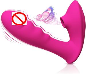 100% wasserdichte Rose Red Silikon Adult Toy Vibrator lecken Klitoris absaugung & Vagina Klitoris Stimulation für Frauen - Product Image 4