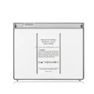 A1175 A1150 Laptop Battery For Macbook Pro 15 Inch Li-Polymer Battery For Apple Macbook 10.8V 60Wh 5600Mah