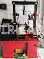 Alta calidad TC SNY 8800 3 cilindros Tricar reparación automática de llantas herramientas de 10 a 26 pulgadas máquina de reparación de ruedas enderezadoras de urdimbre de llanta