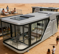 Maison préfabriquée de luxe moderne, type Granny Pod, structure en acier, alimentée à l'énergie solaire, insonorisée, pour villa, boutique, vente en gros, directement de l'usine