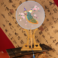 Fatingna bambou Hanfu classique danse ventilateur élégant chinois brodé fleur ventilateur ange peint décor Cheongsam robe accessoire