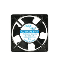Ventilateur axial AC 12038 OEM/ODM en gros, 120 mm, 110 V/220 V/380 V, 2500 tr/min, double roulement à billes, haute pression statique, pour armoire industrielle
