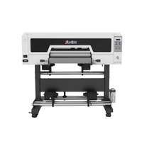Imprimante UV à plat pour jet d'encre avec tête d'impression I3200, entièrement automatique, 24 pouces, 6 couleurs, pour impression de cartes, étiquettes, flex et œufs