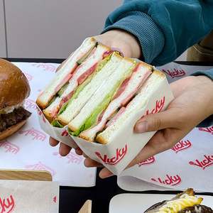 Custom Printed Greaseproof <b>Food</b> <b>Wrapping</b> <b>Paper</b> with Logo for Deli <b>Food</b> and Sandwich and Burger Packaging Packaging <b>Paper</b> - Product Image 5