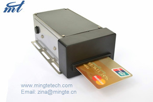 Lecteur de cartes motorisé sûr et compact supportant la carte magnétique à rayures/RFID - Product Image 3