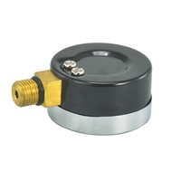 Manomètre radial à tube Bourdon double YN60 pour compresseur d'air, baromètre pneumatique, jauge de pression hydraulique et de vide, petit modèle