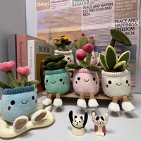Peluche Série Plantes Succulentes 15cm 3D Rembourrée en Coton Compagnon de Bureau Anti-Stress Doux et Mignon Cadeau Saint-Valentin Unisexe
