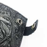 Grosir Fashion Hip Hop Bifold Pria Sepeda Motor Biker Dompet untuk Pria