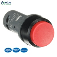 Tombol Tekan ABB CP1-10R-10 Asli 22mm Panel Mount Tipe Flush Merah 1NO Momentary Normally Open Saklar Tombol Tekan Industri