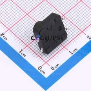 ZX-QC1212-8.5TP Tactile Switch SMD-4P,12x12mm Switch Single Pole Single Throw Round Button 2.6N Vertical Mount - Product Image 2