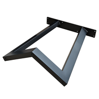 Support de pied de table à thé de bureau en fer moderne, cadre de support porteur en métal et marbre pour coiffeuse, panneau de bureau d'ordinateur