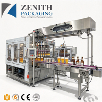 Mesin Pengisi Bir Isobarik Otomatis 12 Nozzle Anti Busa untuk Botol Kaca