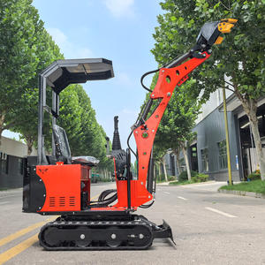 Ücretsiz kargo Mini ekskavatör Bagger küçük paletli ekskavatör 1 ton 2 kazıcı ev ekskavatörler - Product Image 3