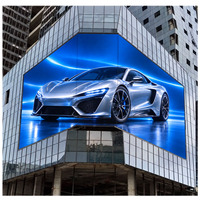 Papan Reklame LED Luar Ruangan P4 3840Hz Layar Video LED Warna Penuh IP65 Tahan Air 5000cd Akses Belakang 24/7 Komersial Perkotaan