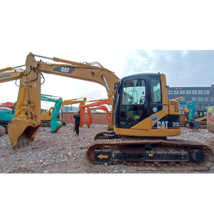 Excavatrice sur chenilles d'occasion CAT 313C avec finition ronde, 13 tonnes, machine japonaise, CAT Caterpillar 313C d'occasion à bas prix - Product Image 3